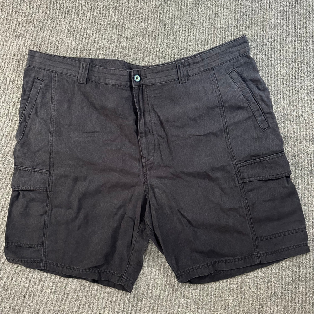 Tommy Bahama Relax Men's Cargo Shorts Cotton Blend Soft Neutral Casual Chino 42